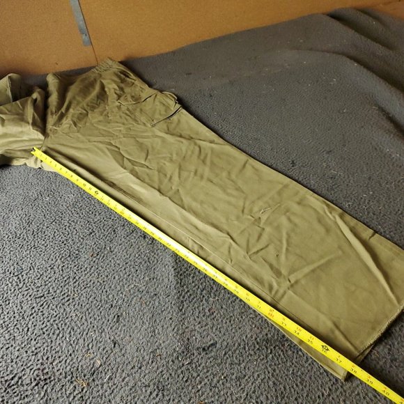 Boulder Creek Trading Pants Big Tall Mens Size 54 38L Beige Cotton Chino Khaki - Picture 5 of 7